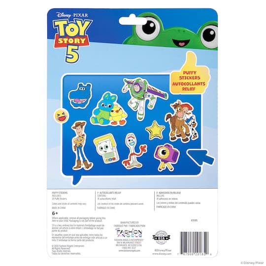 Disney® Pixar Toy Story 5 Puffy Stickers